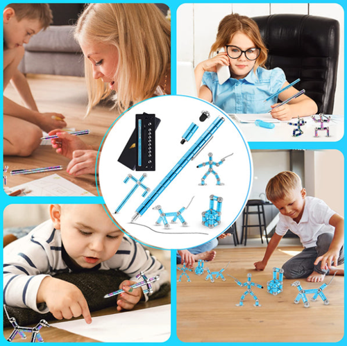 🤣🖊️Magnetic Fidget Pen: Transform Into Various Shapes