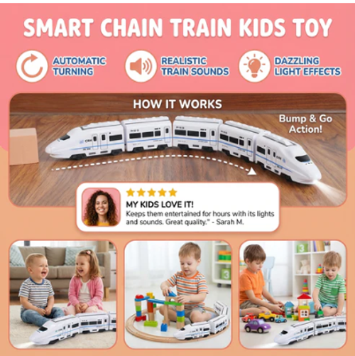 Smart Chain Train Kids Toy