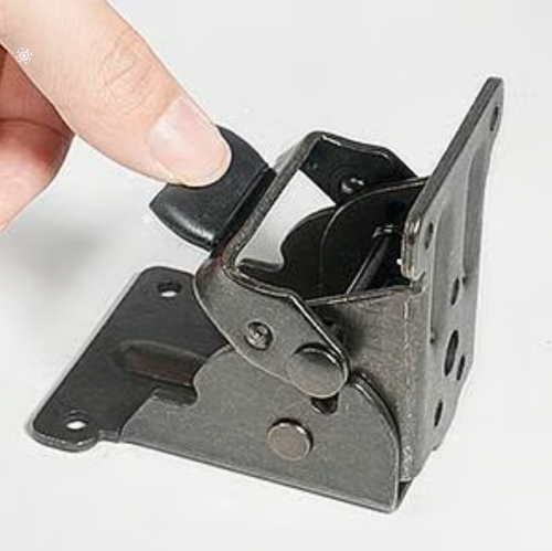 Heavy-Duty Folding Table Leg Brackets with Self-Locking Hinges
