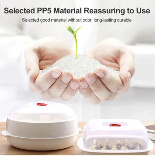 🍲 50% OFF NOW! 🔥 Microwave Steamer Oven - Healthy Steam Cooking & Defrosting, Compact Design for Easy Storage 🥦📦