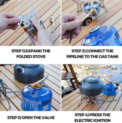 Camping Outdoor Windproof Gas Burner