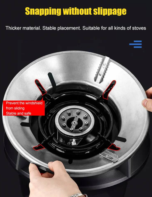 Home gas stove fire gathering energy-saving cover