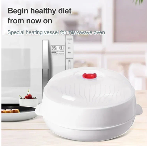 ♨️ 50% OFF! 📍 Microwave Oven with Steam Grill - Steam Cooking and Fast Defrosting, Compact Design and Easy to Clean 🍲📦