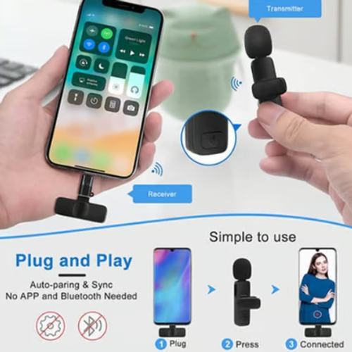 🔥New Wireless Lavalier Microphone