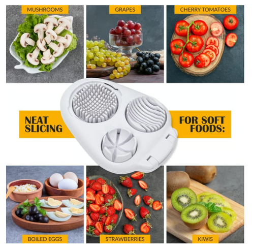 Egg Slicer for Hard Boiled Eggs