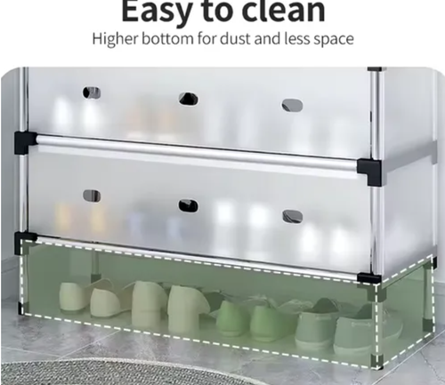 👟 Multi-Tier Dust-Proof Shoe Rack
