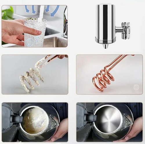 🚰 50% OFF NOW! ✨ Stainless Steel Faucet Water Purifier - Required with 5-Stage Filtration for Clean Drinking Water 💧🏠