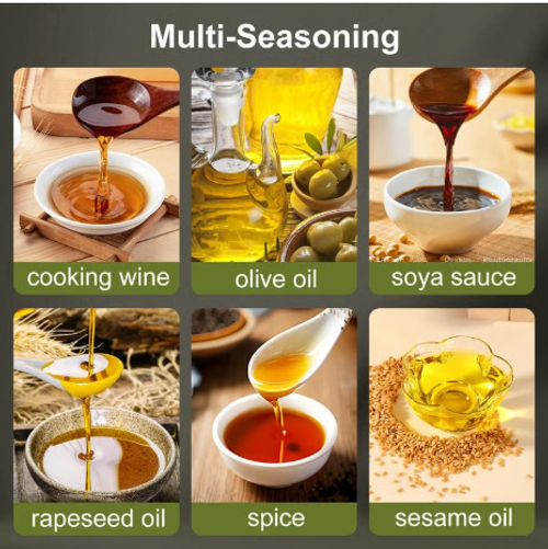 🎁HOT SALE💕2 in 1 Glass Oil Sprayer & Dispenser🔥