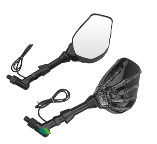 LED ghost claw rearview mirror