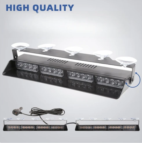 🎉HOT SALE🎉Windshield Suction Cup Strobe Warning Light for Vehicles