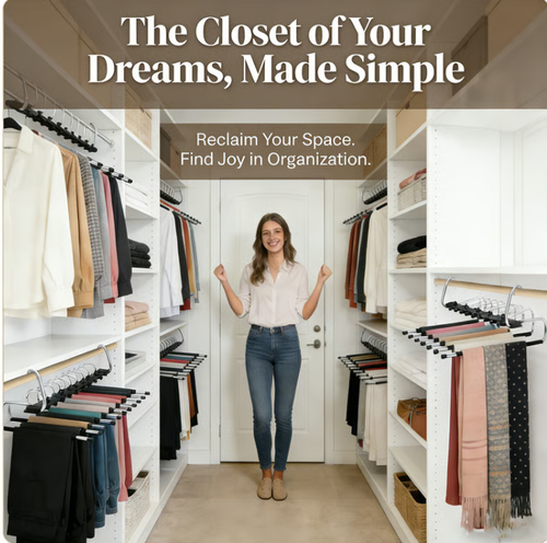 👖 9-Tier Space-Saving Pants Hangers