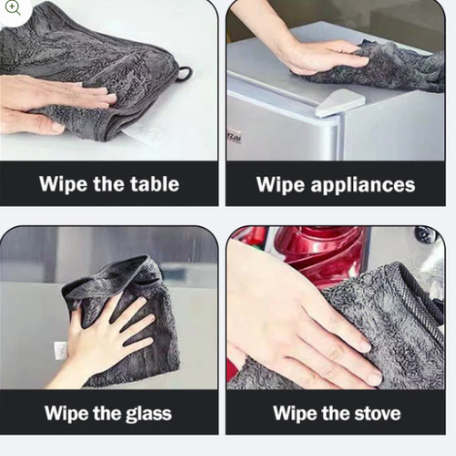 Microfiber Towel for Car - Effective Water Absorption & Leaves No Trace