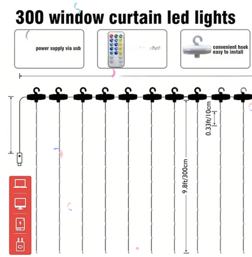 Curtain String Lights