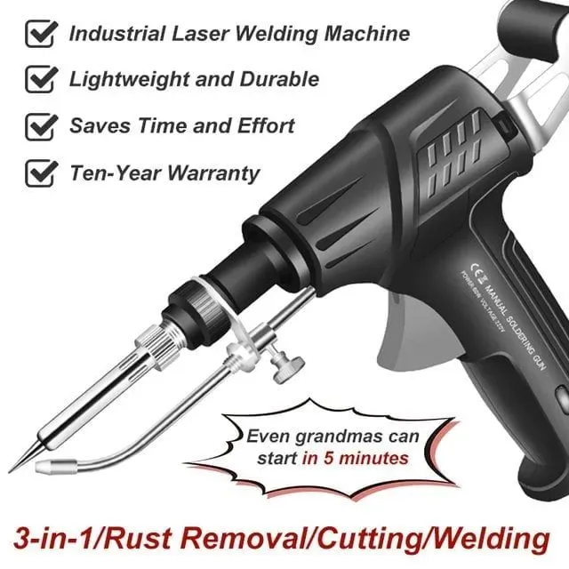 🔥🔥🔥 Final day of the offer 💥nternally Heated Industrial Laser Welding Tools😁This product is suitable only for DIY soldering of various small items.