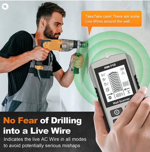 🔥💯Multifunctional Handheld Metal & Wall Detector