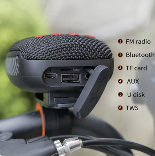 🚲 50% OFF NOW! 🔊 Waterproof Bluetooth Mini Bike Speaker (with Mounting Bracket)🎵