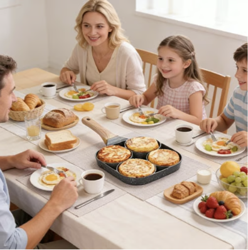 Maifan Stone Multi-Hole Egg Frying Pan