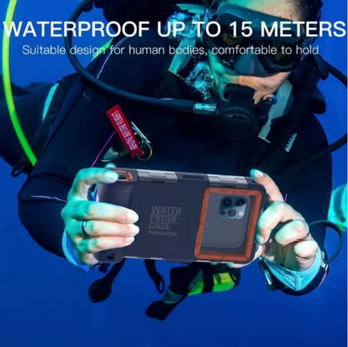 Universal waterproof case for Samsung, Apple and other cell phones