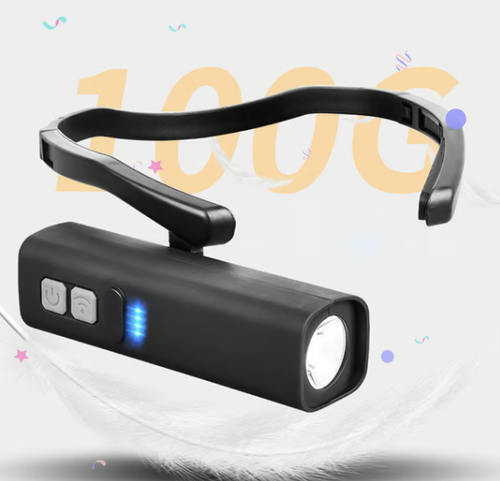Ear-Mounted LED Head Torch with Motion Sensor（buy one get one free）