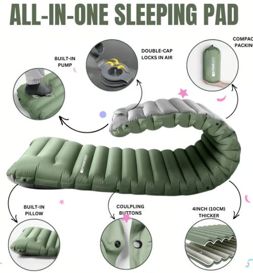 GreenCloud Air Sleeping Pad: Ultimate Comfort for Every Adventure