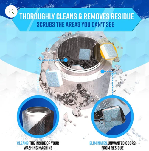 Washing Machine Deep Cleaner Tablets ( Buy 2 Get 3 FREE )