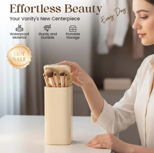 Lifting Makeup Brush Holder