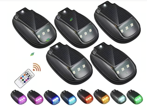Solar Car Roof RGB Strobe Light（Buy one get five）