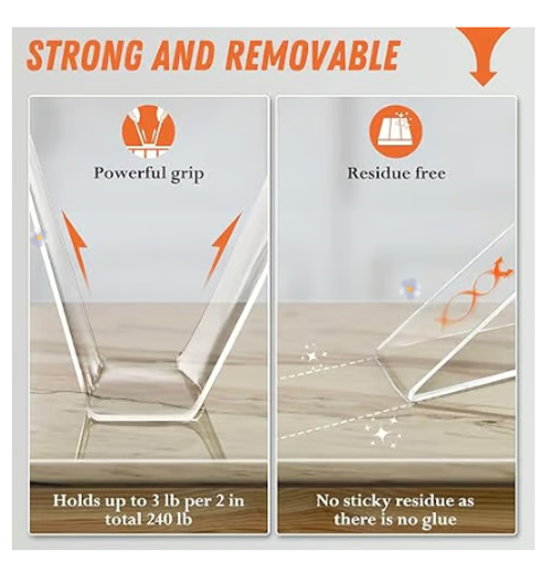 ✨Extra Large Double Sided Tape , Clear & Tough Nano Tape, Multipurpose Mounting Tape