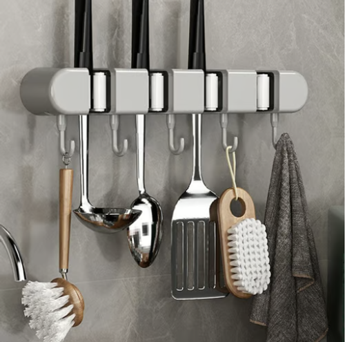 💖 Multifunctional Mop Holder with Hook