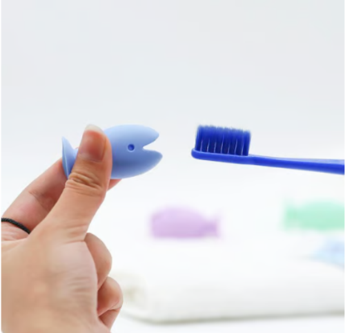 Cute Standing Tooth Brush Cover Cap（Shoot 1, Shoot 2）