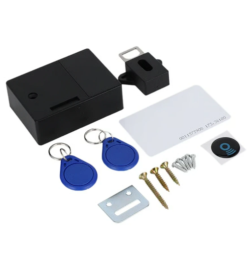 Electronic Cabinet Lock DIY For Wooden Drawer Cabinet