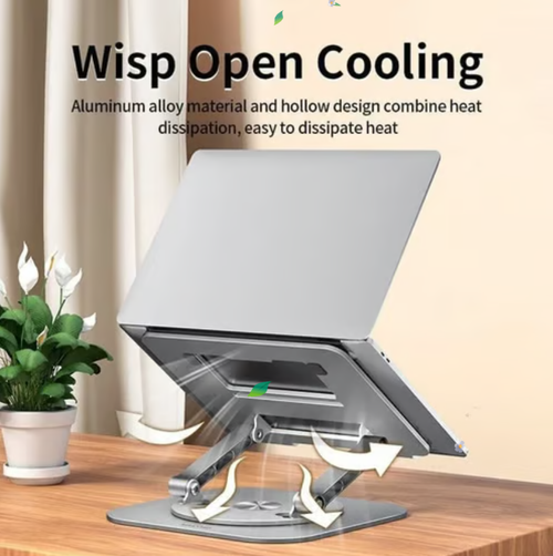 Laptop Stand 360° Aluminum Alloy Swivel Stand