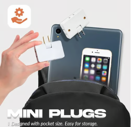 180 Degrees Rotatable Socket Converter