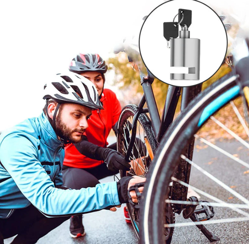 Lucchetto antifurto a disco per mot