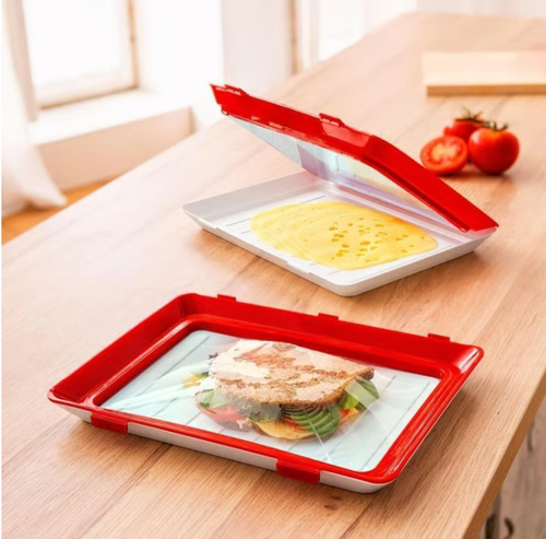 🔥Environmentally Friendly Design - Reusable Food Preserving Tray🥰 （10 units.）