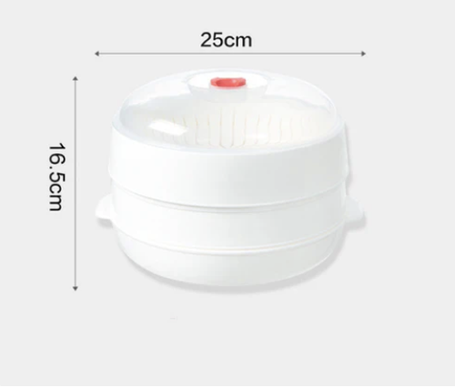 🍲 50% OFF NOW! 🔥 Microwave Steamer Oven - Healthy Steam Cooking & Defrosting, Compact Design for Easy Storage 🥦📦