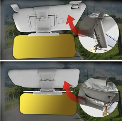 🚗Universal Car Sun Visor - 🔥Car Anti-Glare Visor for Day & Night