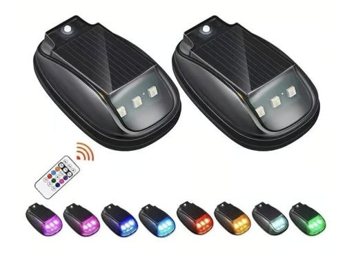 Solar Car Roof RGB Strobe Light（Buy one get five）