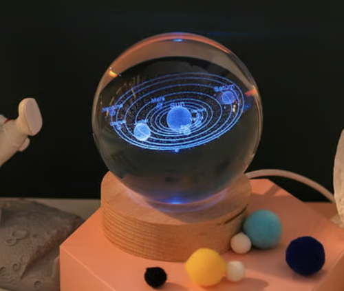Hot Sale - 3D Planet Crystal Ball-Free Shipping