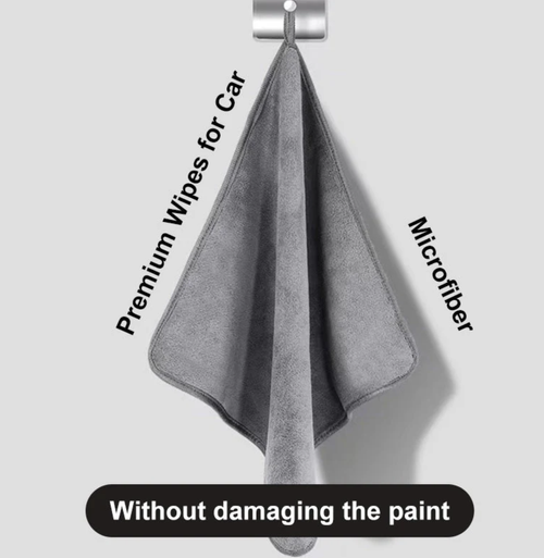 Microfiber Towel for Car - Effective Water Absorption & Leaves No Trace