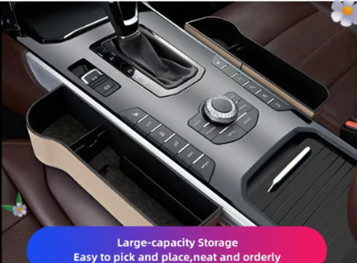 🎉Leather Multifunctional Car Seat Organizer