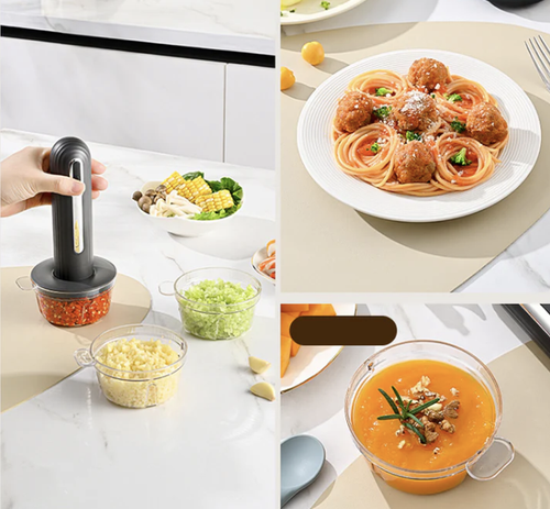 🥩 LIMITED TIME 50% OFF! ✨ Home Use Wireless Electric Meat Grinder - 2L Capacity with 3 Grinding Plates & USB Charging for Fresh Minced Meat 🔌🍖