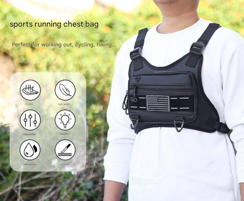 Trendy tactical chest bag