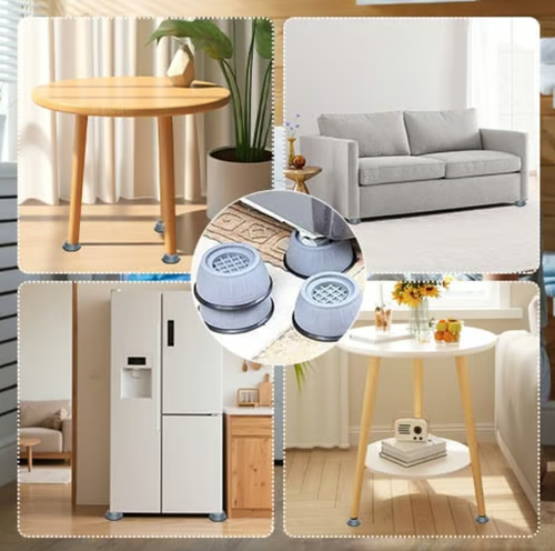Keep Your Washer Steady & Quiet. Say goodbye to shaking, walking, and noise.（Buy 1 Get 4）