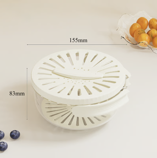 2-in-1 Draining and Preservation Basket: Simplify Washing & Storing