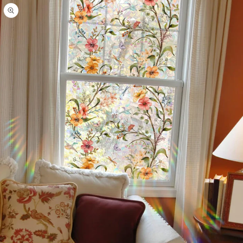 🔥 Static patterned window sticker