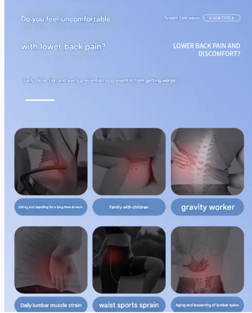 Best-Selling Dual-Pull Lumbar Support Belt - Adjustable Waist Corrector with Breathable Mesh | Lumbar Brace with Pulley Drawstring for Posture Alignment