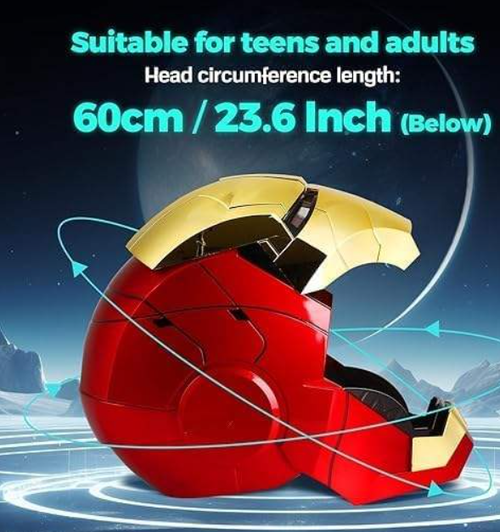 2025 Upgrade Mk5 Mark5 Autoking Cosplay Wearable Voice Control Mk5 Ironman Helmet Iron Man Helmet Automatic