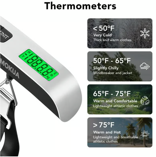 Portable Digital Luggage Scale Accurate Weighing