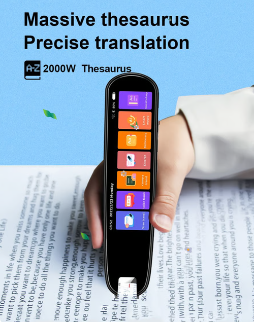 112 Language Translation Scanning Reading Pen